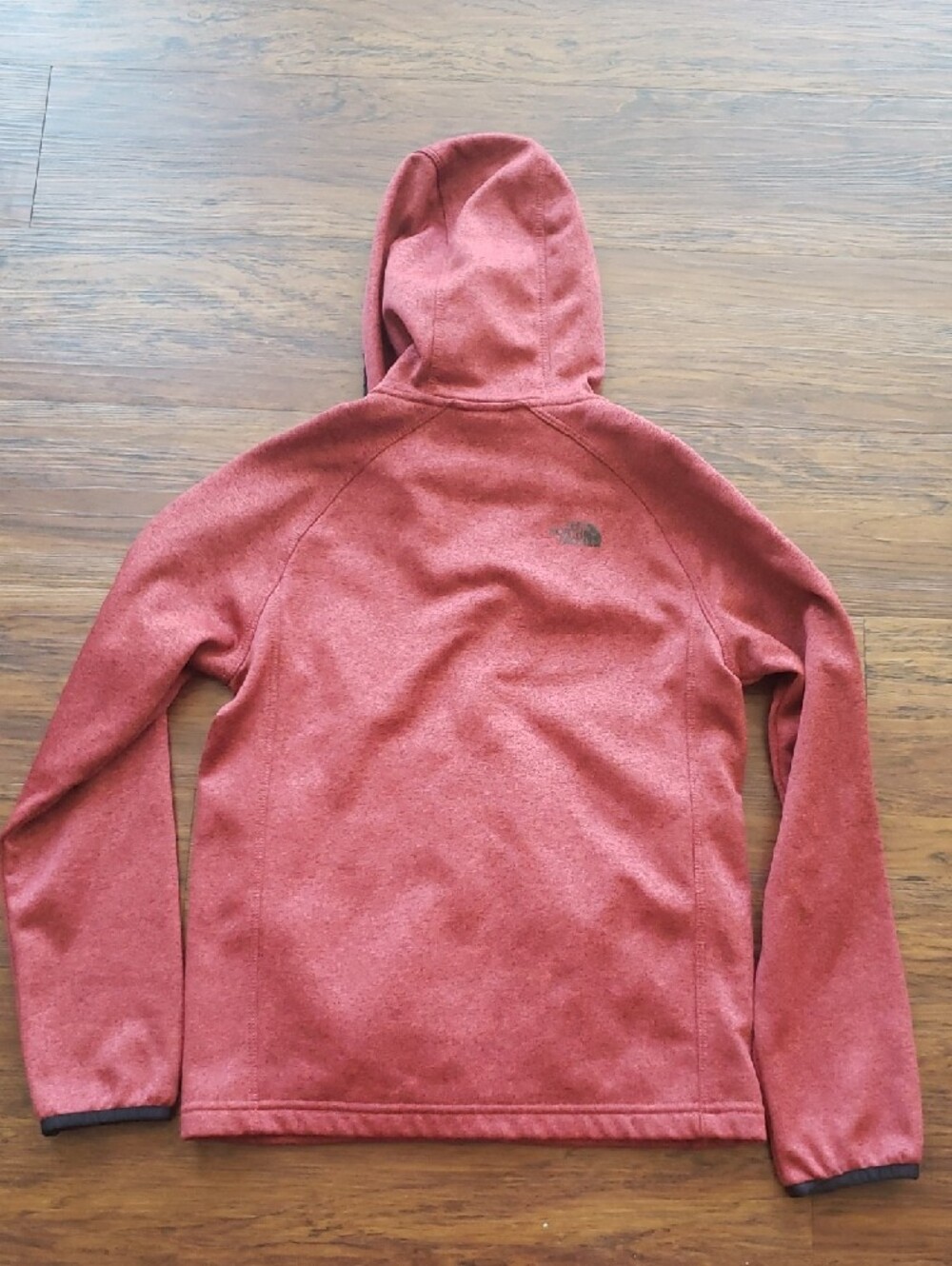 The North Face Boys Red Full-Zip Hooded Jacket Size Medium Outdoor Casual - Picture 4 of 4